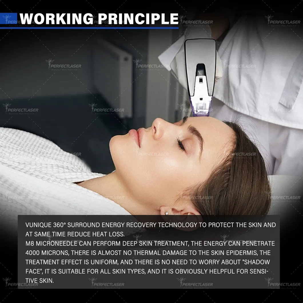 Gold Plated Needle Acne Scar Removal Morpheus 8 Body Vivace RF Machine