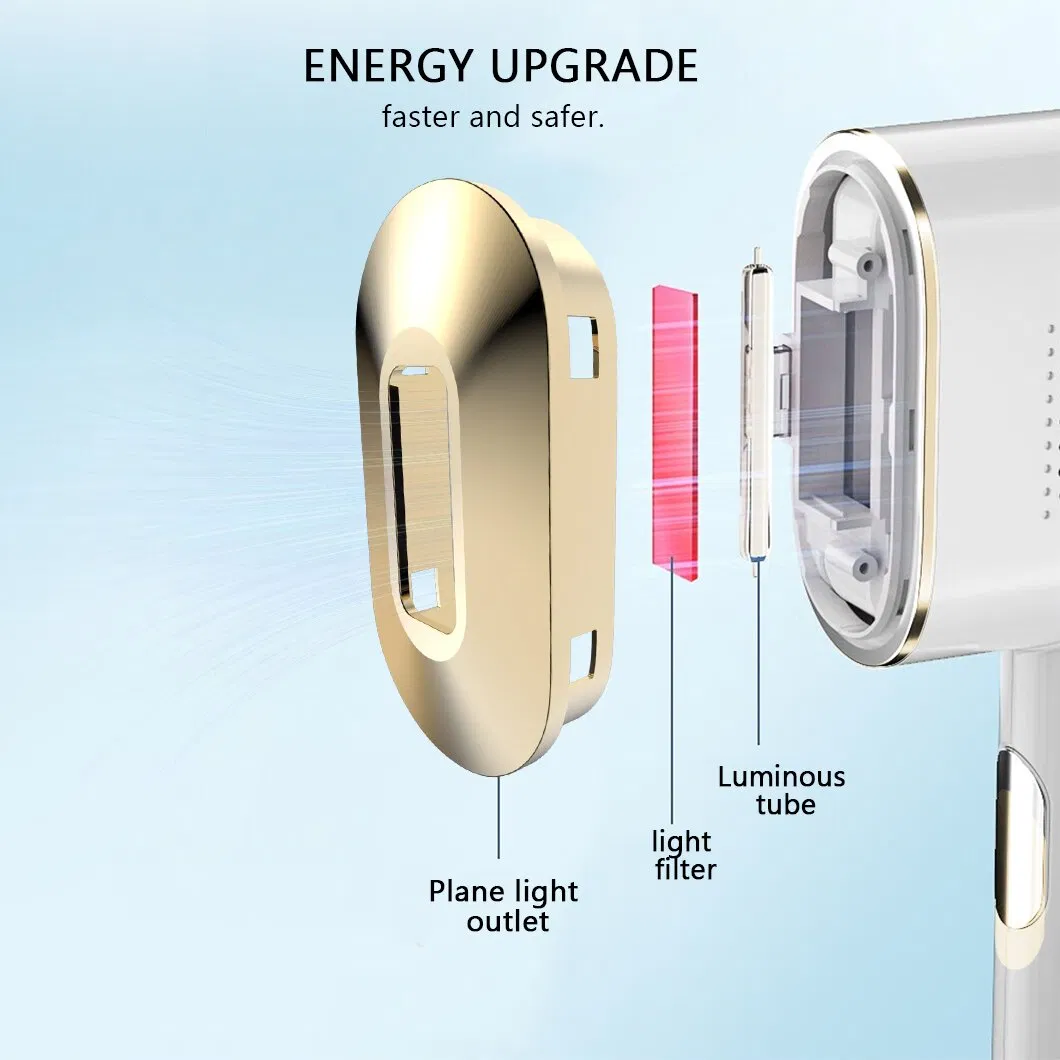 Household 999999 Flashes Painless Epilator Machine 9 Gears Best Laser IPL Hair Removal Device