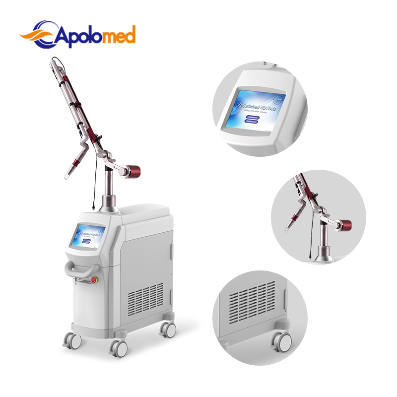 Q-Switched ND YAG Laser IC Card and USB Function Supported Medical ND YAG Eo Q-Switch Laser Pigment Tattoo Removal