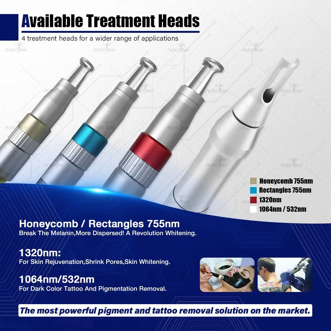 400W Picolaser ND Q Switched ND-YAG Laser Tattoo Removal Pico Beauty Equipment