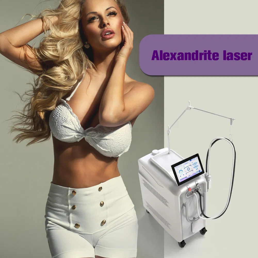 Km Dual Wavelength Laser 755nm Alexandrite 1064nm Long Pulse Laser Hair Removal Vascular Lesion Treatment