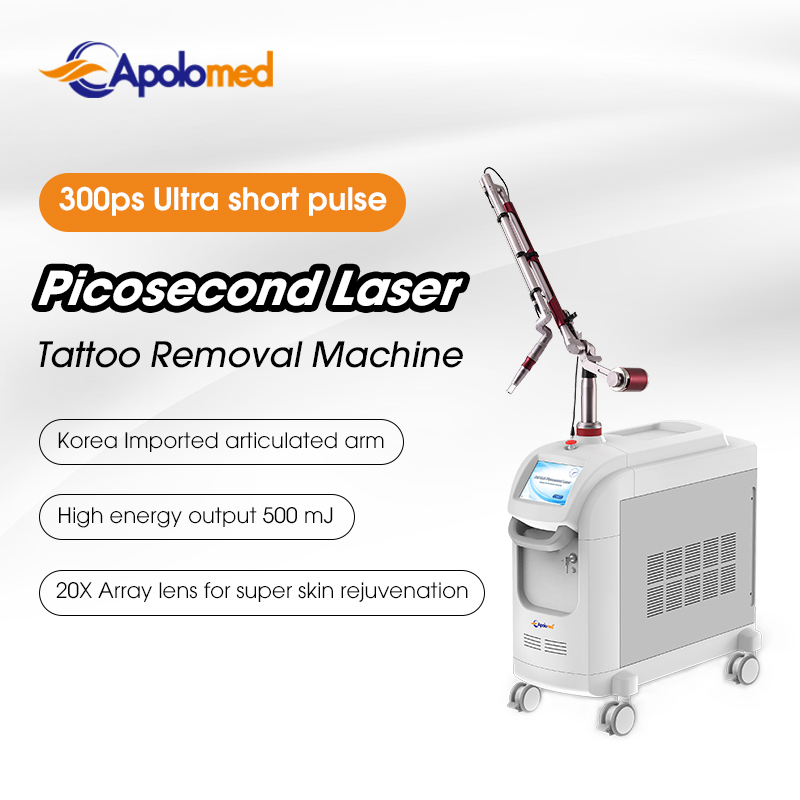 Medical Pico Tattoo Removal Laser Equipment Acne Scar Wrinkle Remover Painless Hair Tattoo Removal Machine Picosecond ND YAG Laser Pen with Latest Technology