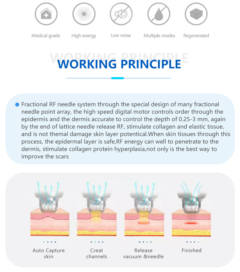 Microneeding RF Radio Frequency Skin Tightening Facial Y Corporal Radiofrequency Machine