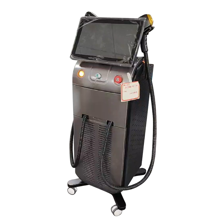 Advanced Vertical Diode Laser Hair Removal System with Ice Cooling with 755nm/808nm/1064nm Technology Diode Laser Hair Removal Device for All Skin