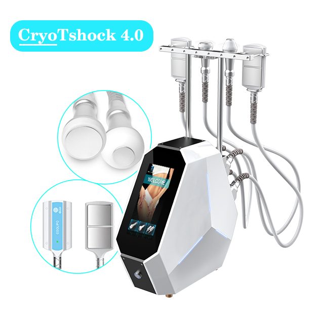 2024 Best Results Cryo T Shock Pads and Wands Cryoslimming Fat Cellulite Reduction Cryoskin 4.0 Machine