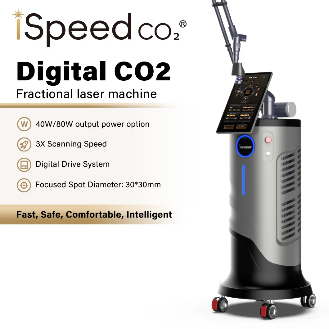 CE FDA OEM ODM Latest 0.1-9.9ms Non-Peeling Treatment Spot Removing Skin Regeneration Digital CO2 Fractional Laser