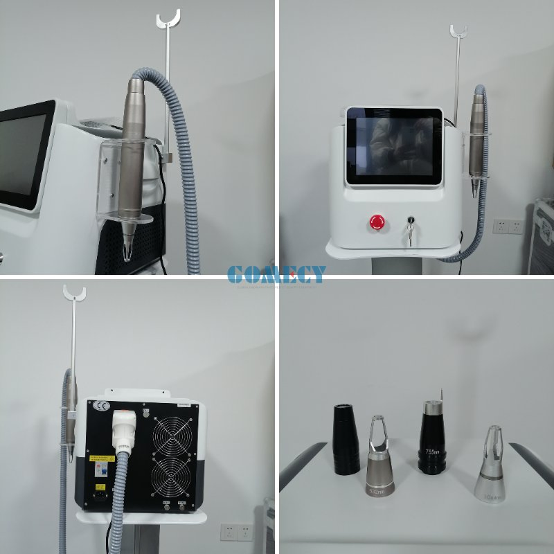 Professional ND YAG Q Switched Laser Machine for Tattoo and Pigment Removal