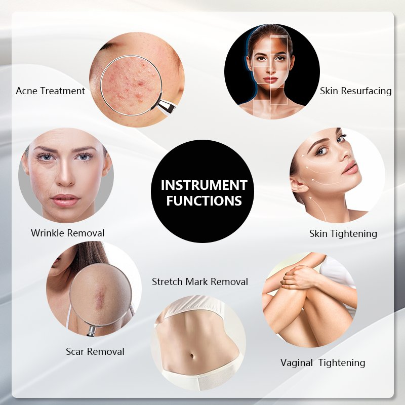 4D CO2 Laser Beauty Equipment Acne Scar Removal Skin Rejuvenation Vaginal Tightening Fractional CO2 Laser Machine