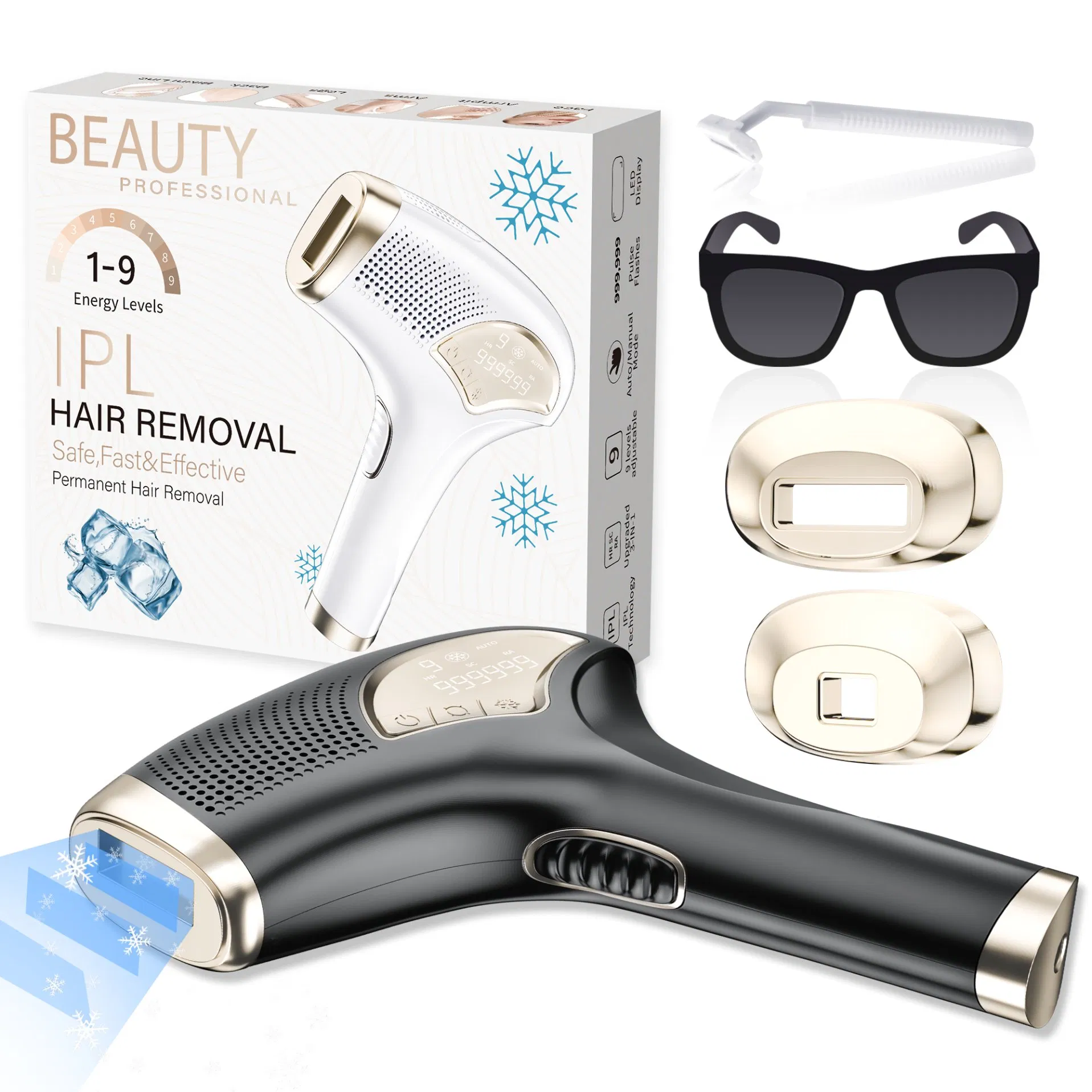 Professional IPL Laser Hair Removal Device Home Use IPL Hair Removal Device OEM ODM Available