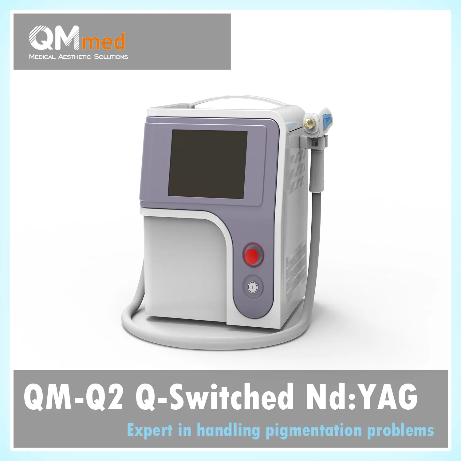 High Power Q-Switched ND: YAG Laser Machine for Tattoo &amp; Pigment Removal