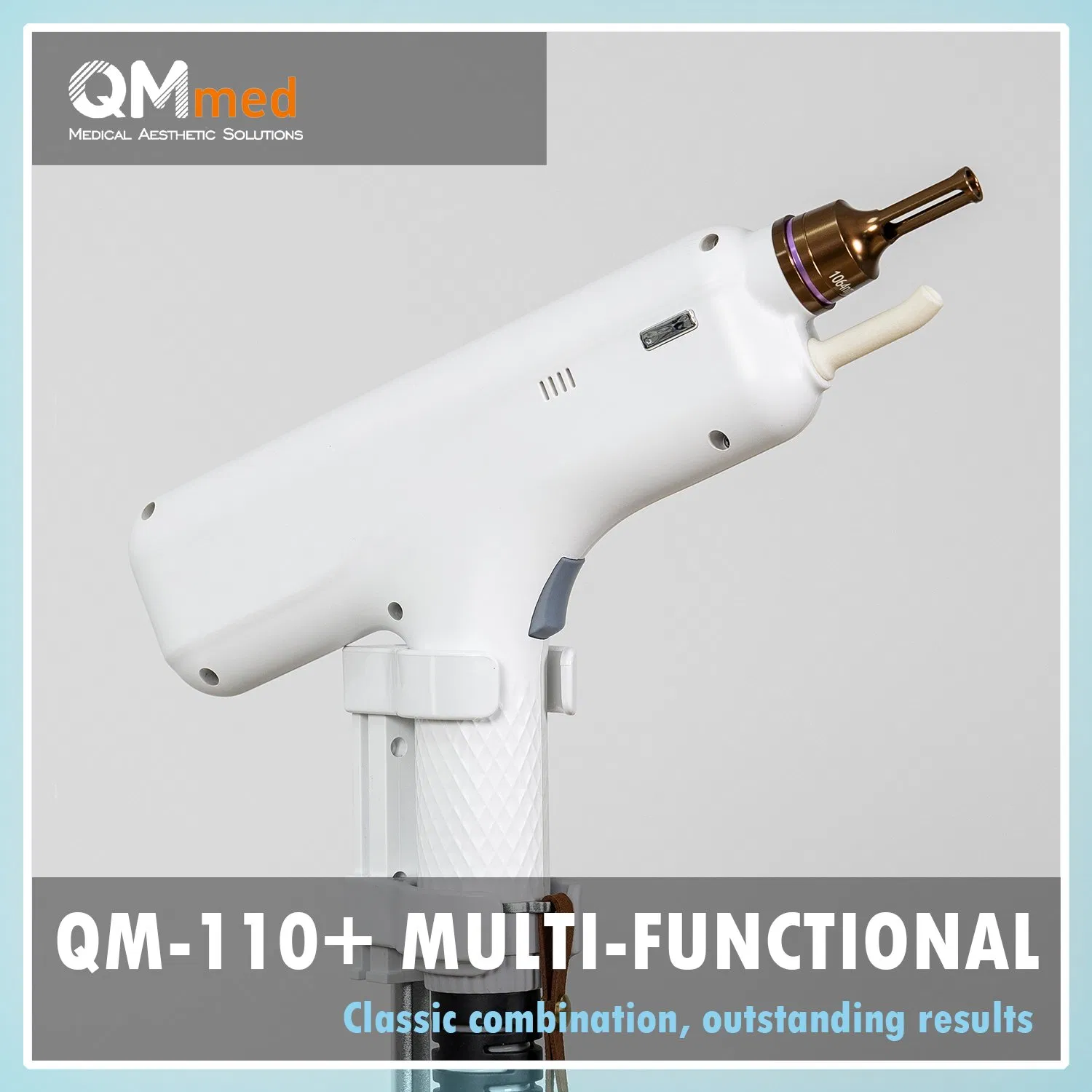 Qm-110+ All-in-One Multi Tech Laser Platform with Modular Handpiece Replacement for Hair Removal, Tattoo Removal &amp; Vascular Lesion Treatment