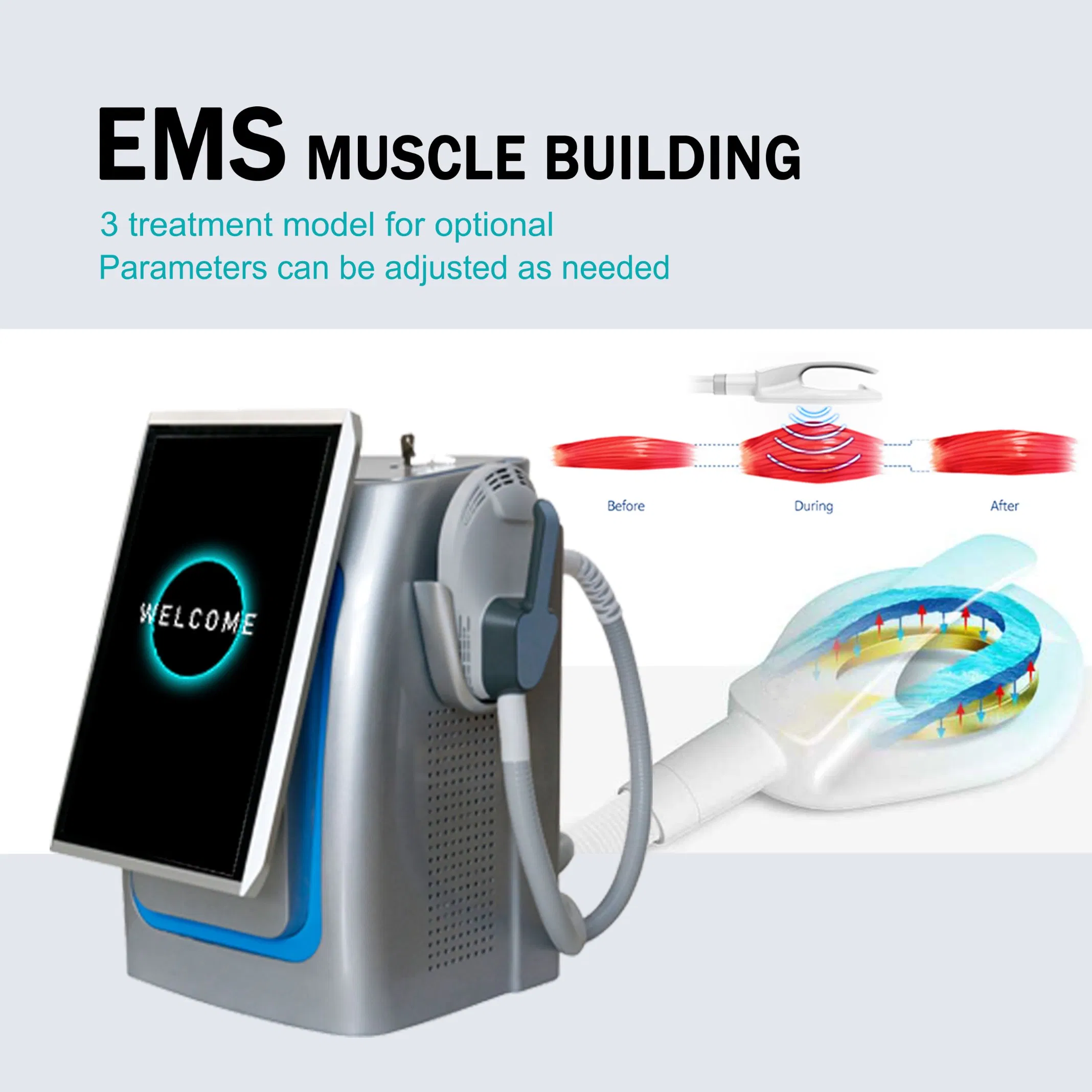 Km EMS Muscle Sculptor Stimulator Electromagnetic Body Shaping Slimming System