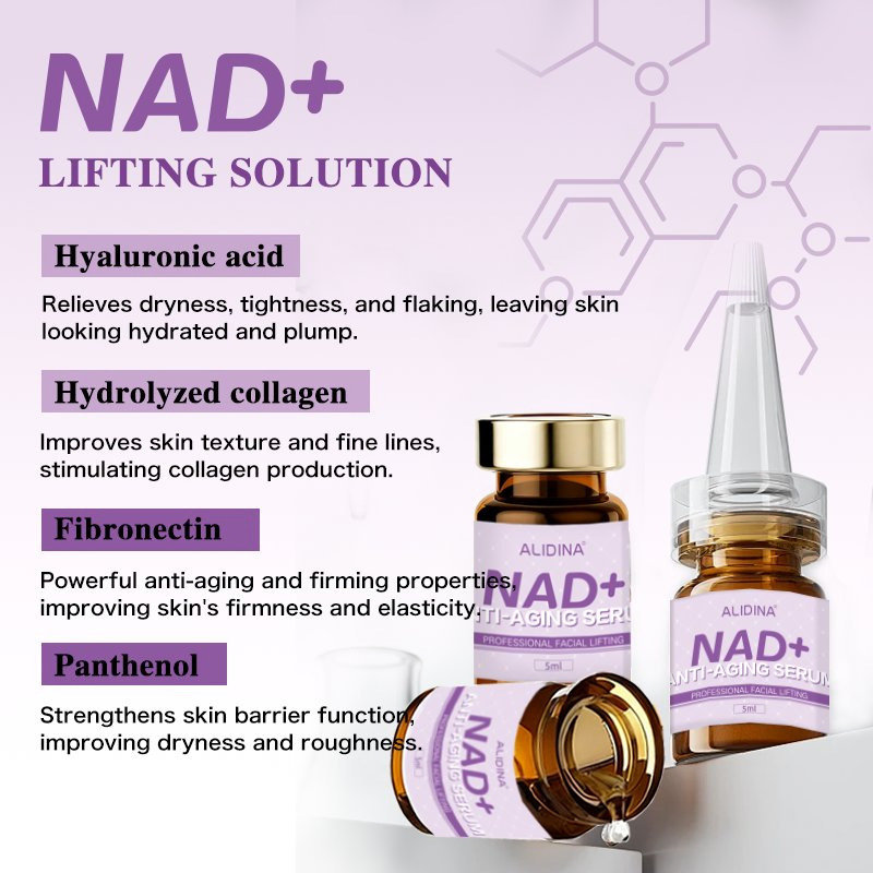B Nad+ Lifting Essence Hydrating Lifting-Sil Essence Firming Fine Lines Peptides for Sagging Aging Dull Skin Korean Skincare