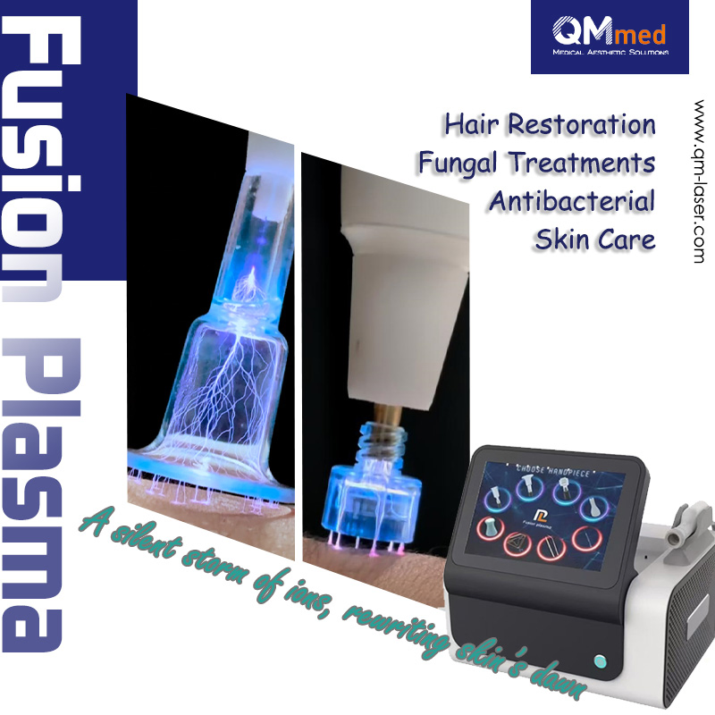 Cold Plasma Device Scar Skin Resurfacing Fractional Plasma / Acne Removal Ozone Hair Regrowth Plasma Device for Salon Use