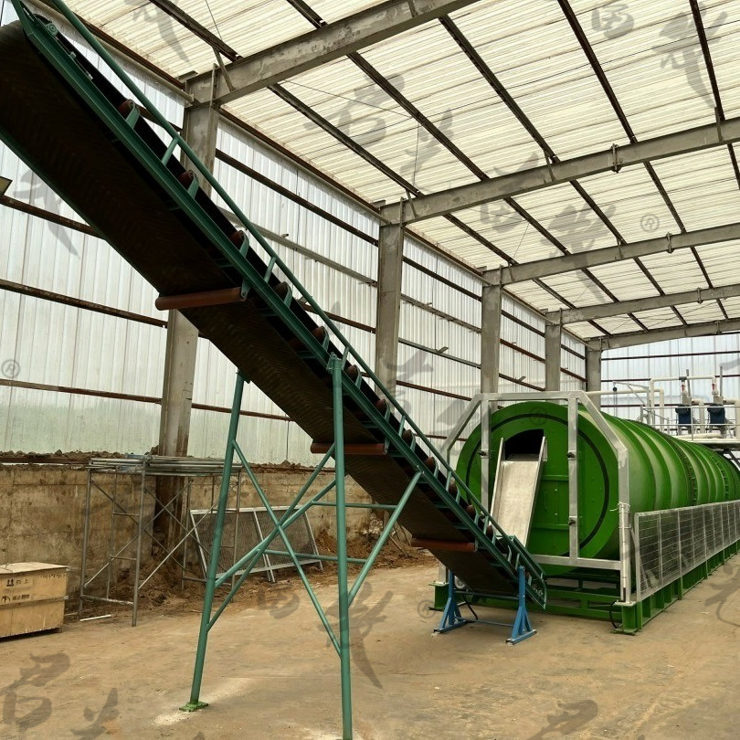 Cow Manure Reuse Fermentation Tank Composting Machine, Composting Equipment