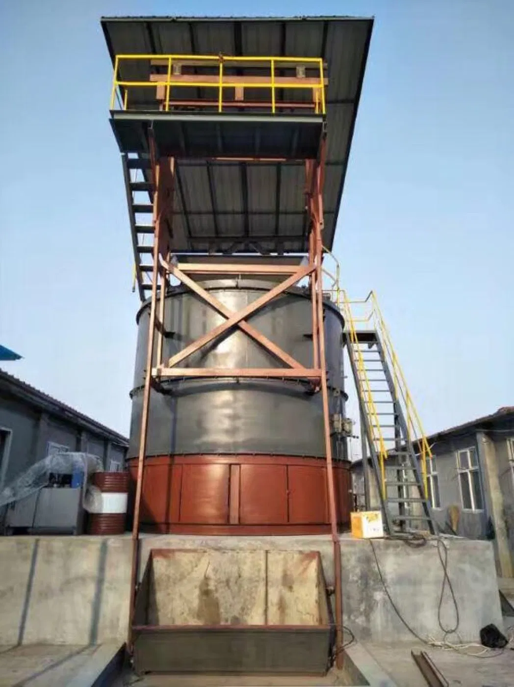 10t/D Manure Sewage Treatment Plant Aerobic Fermentation Tank/Device/Equipment/Unit/System for Compost Fertilizer