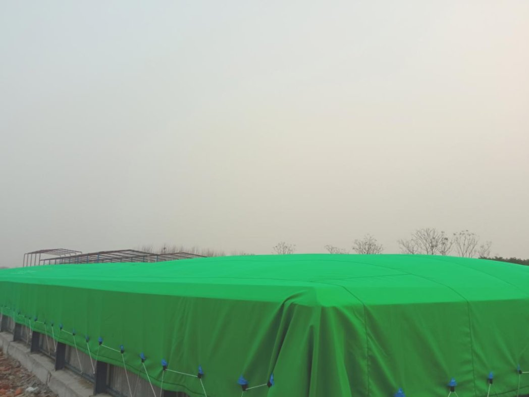 Kitchen Waste Membrane Covered Aerobic Fermentation Compost Organic Fertilizer Equipment/Device/Unit/System