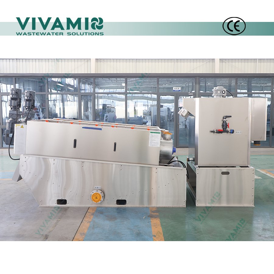 Global Market Hot-Selling Screw Press Sludge Dewatering System for Sewage Treatment