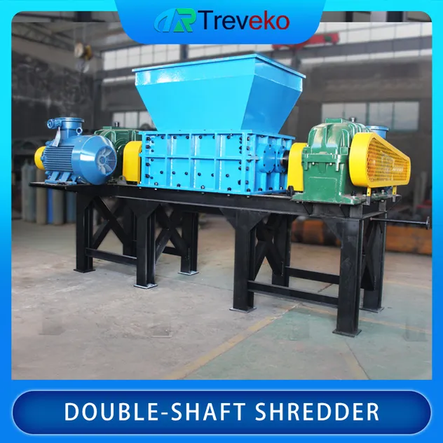 Double-shaft shredder