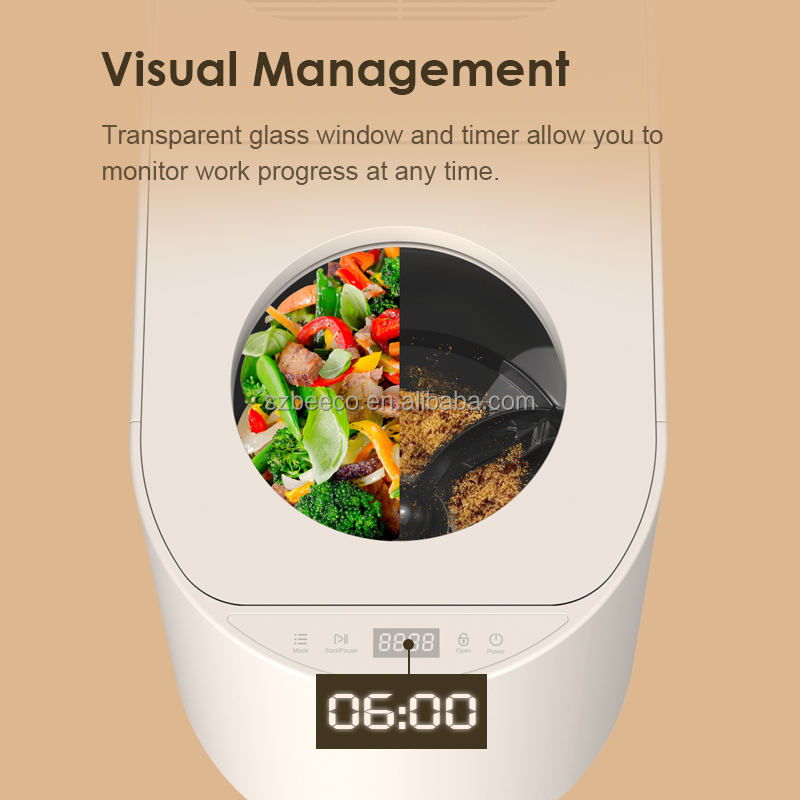Beeco Household Food Recycler Organic Waste Composting Machine Electric Kitchen Garbage Disposal Multigrind Technology CB FCC KC