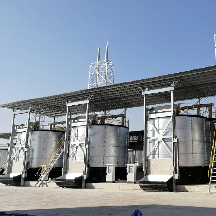Compost Machine/ Industrial Automatic Organic Waste Compost Machine Fermentation Tank | 45-220 m&sup3; Capacity High Efficiency