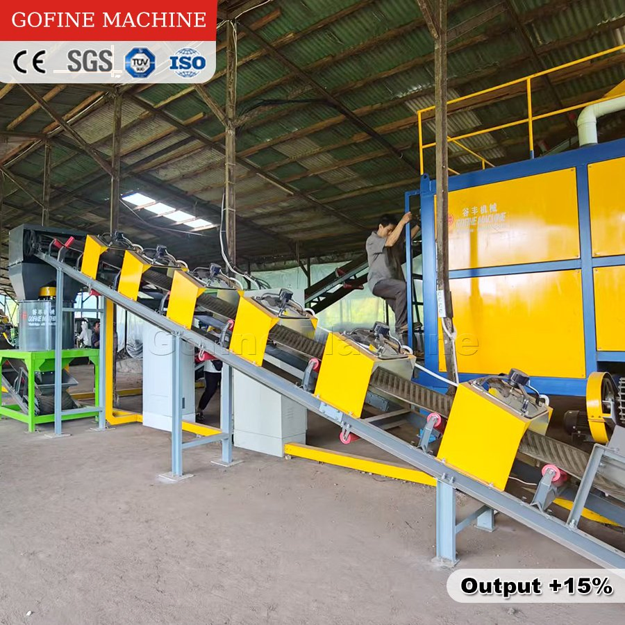Filter Mud Kitchen Waste Horizontal Compost Making Machine