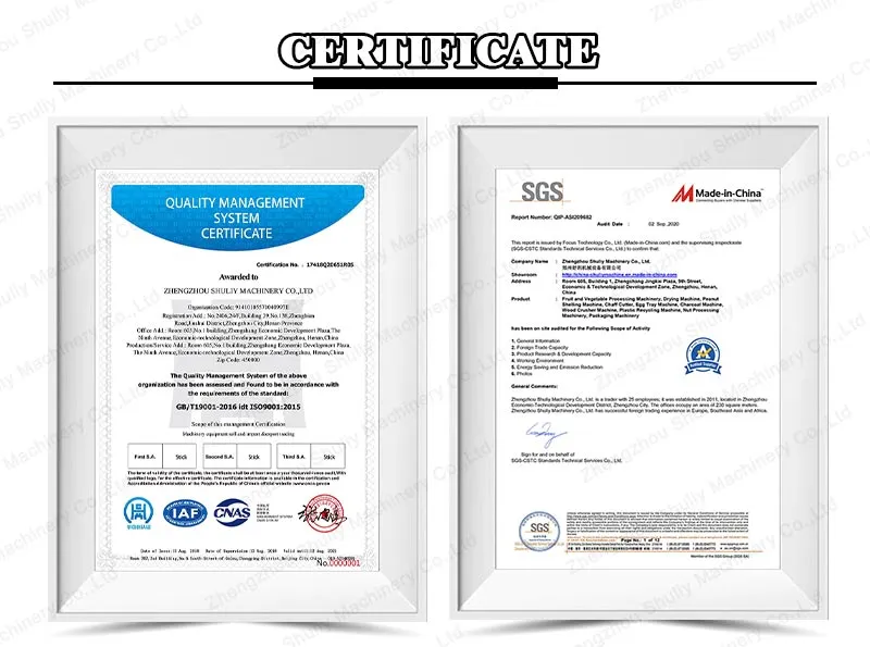 Certifications