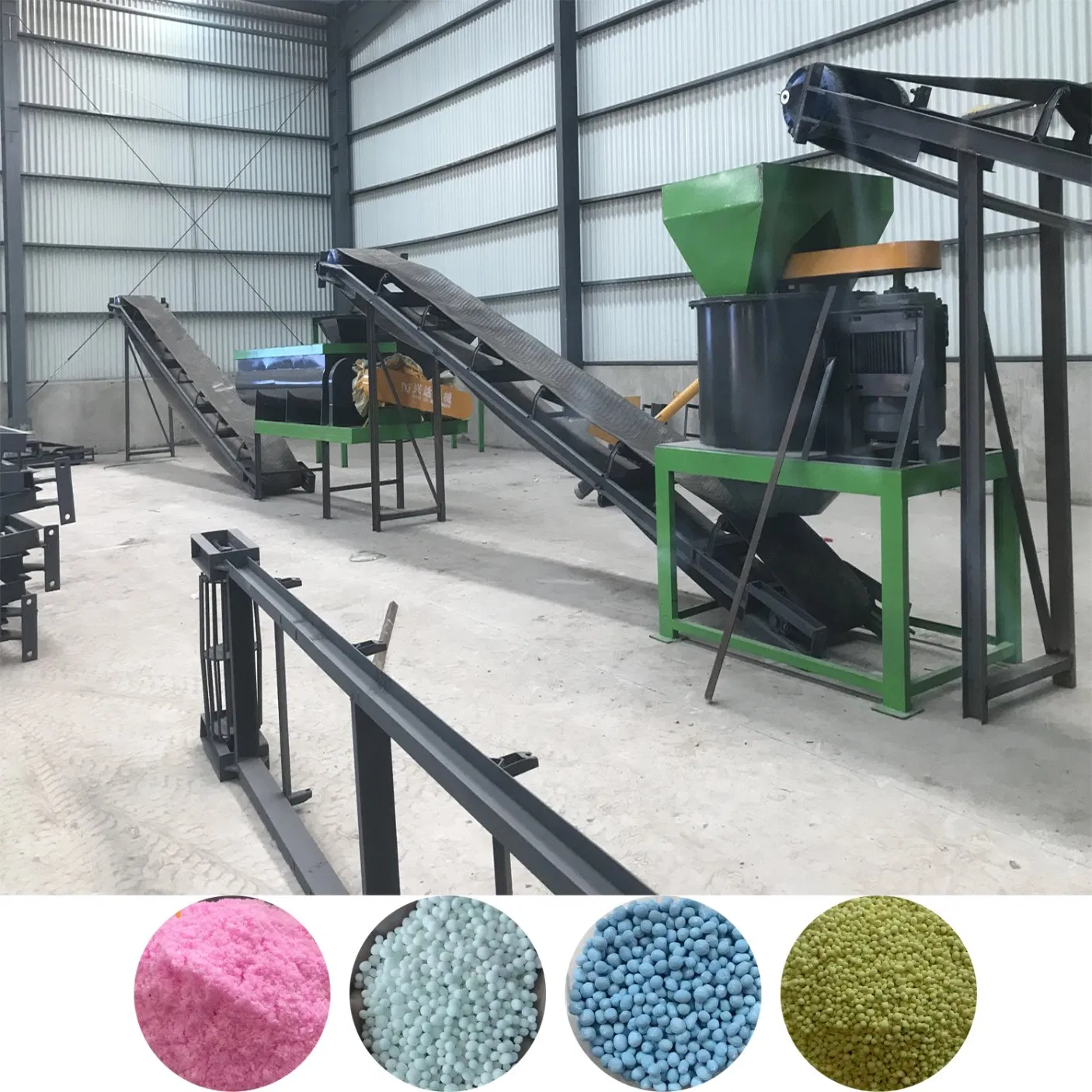 Industrial-Scale Composting &amp; Granulation Line for NPK, Seaweed &amp; Manure to Organic Fertilizer Pellets