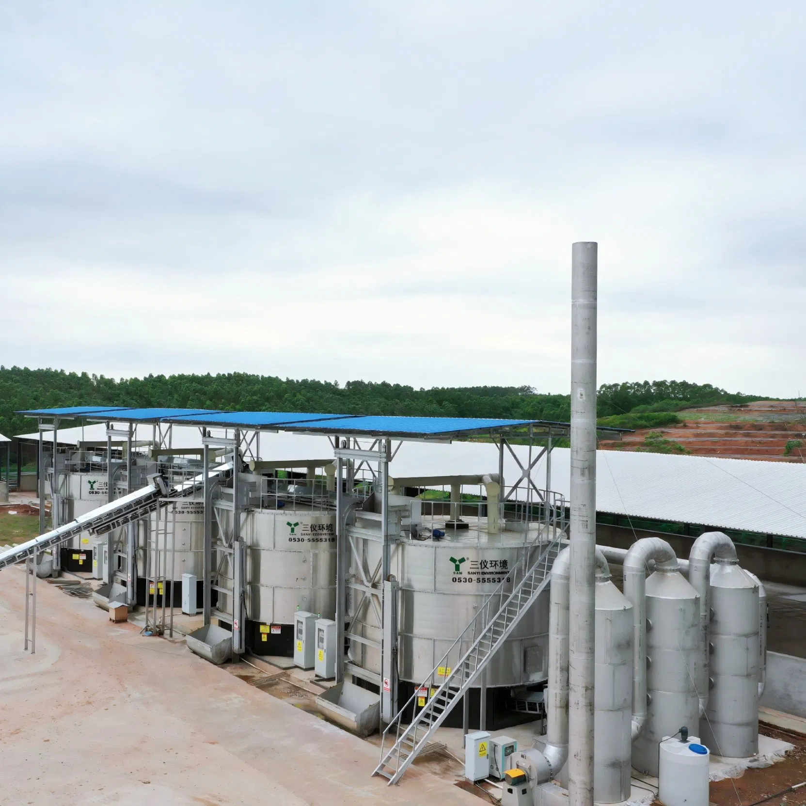 China Sanyi in Vessel Composting Fermentation Vessels Compost Making Machines