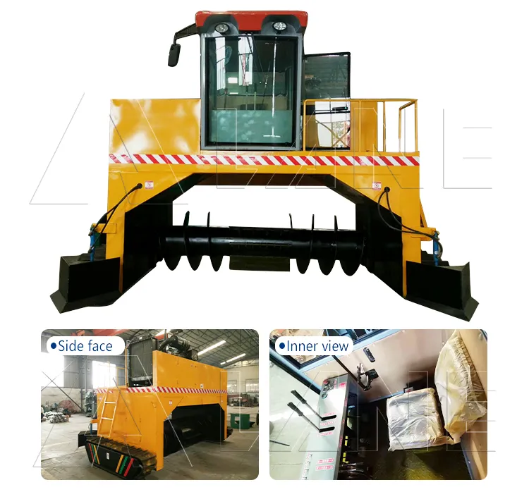Crawler Type Compost Turner