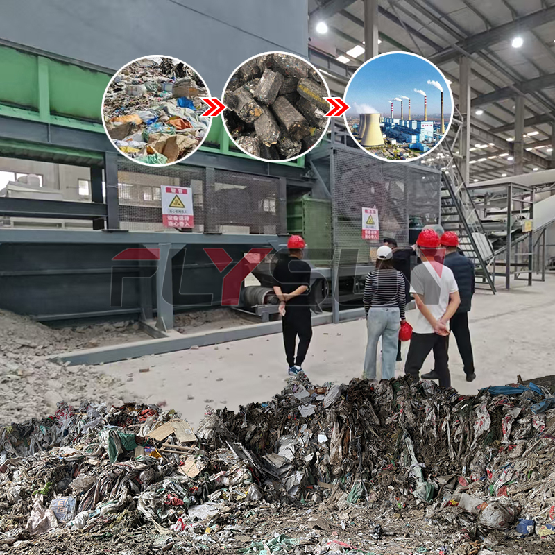 300 Ton Per Day Domestic Waste Sorting And Treatment Machine Waste Recycling To Energy Plant Manufacturer