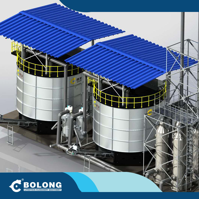 Recycling Compost Machine Fermentation Tank Commercial Composting Vessel Continuous Feed Fermentation Vessel