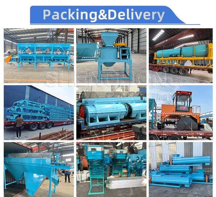 Fully Integrated Pig Manure Production Line with Turner, Drum Dryer Elimination Line