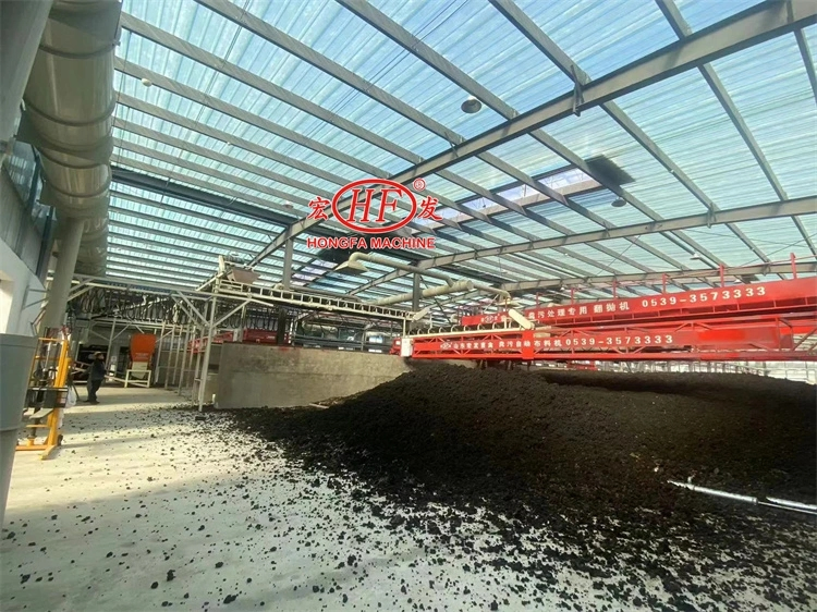 Farm Manure Composting and Fermentation Equipment for Livestock and Poultry Manure Pollutants Agricultural Bio-Organic Fertilizer Processing Machinery