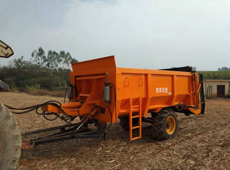 Agricultural Processing Machine Tractor Driven Sugarcane Vegetable Garden Fertilizer Composter Manure Spreader