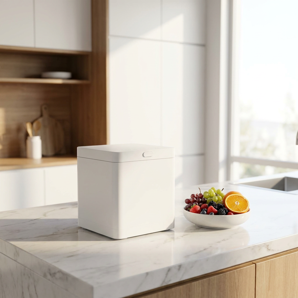 Smart Electric Stainless Steel Kitchen Waste Composter Machine Multigrind Technology 0.5 HP Automatic Indoor Food Waste