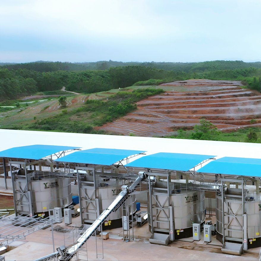 Odor-Free Machine for Fully Automatic Livestock Manure Composting