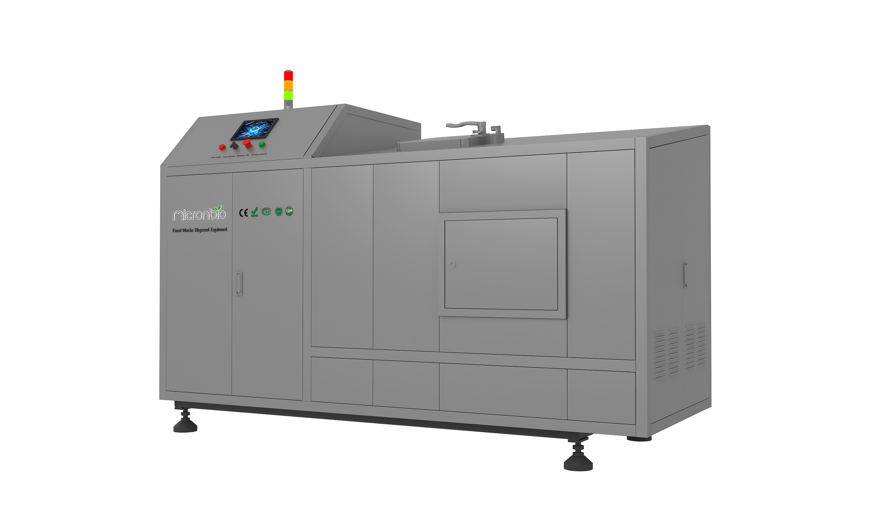 MC-SCJ-100 Kitchen Composter Organic Fertilizer Machine Composting Equipment Food Waste Composter Garbage Disposal Machine