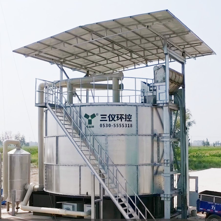 Organic Waste Composting Machine for Agricultural and Livestock Farm