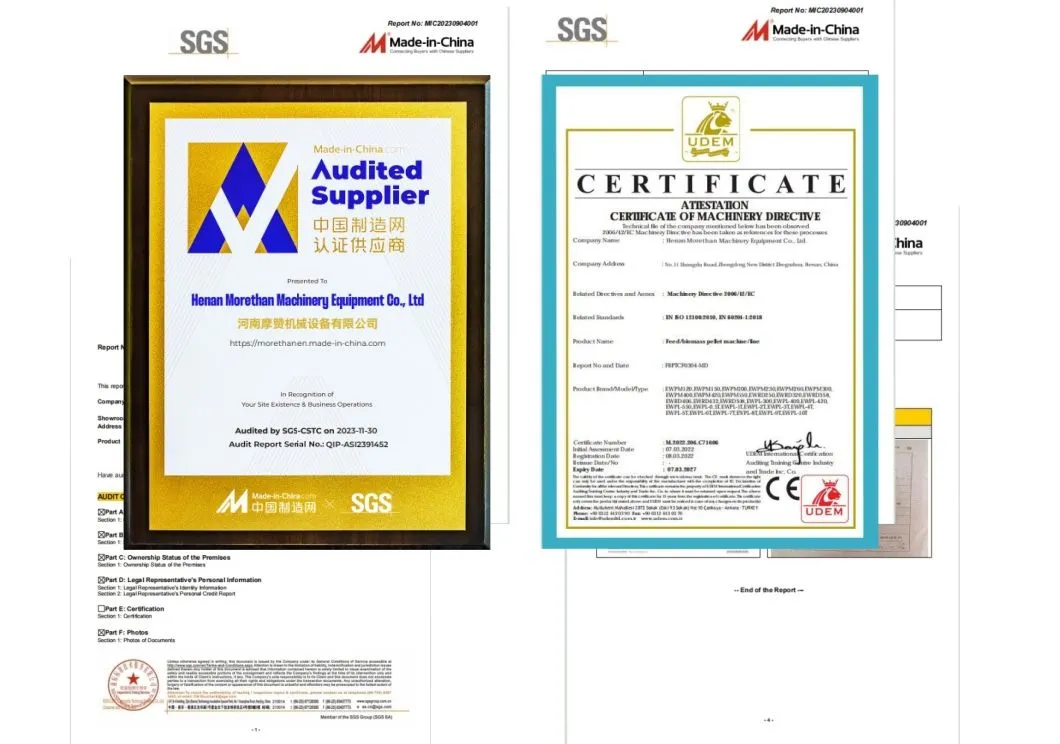 Certifications