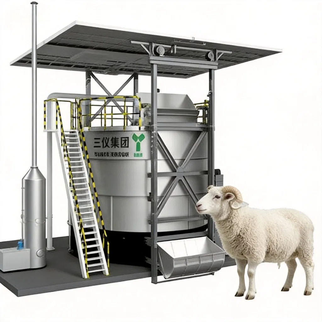 Efficient Agricultural Machinery for Odor-Free Composting of Livestock Manure