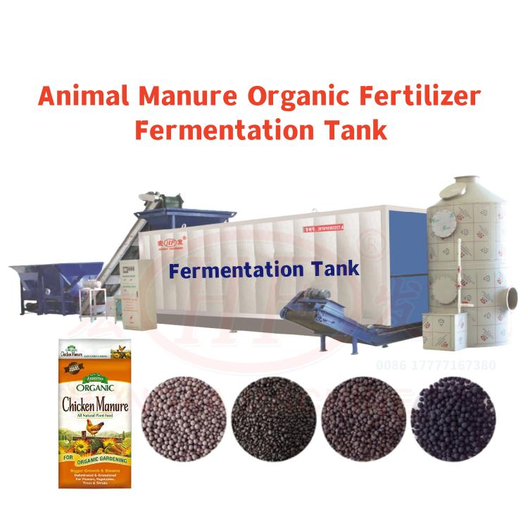 Fermentation Tank Compost Machine Making Organic Fertilizer Fermenter Organic Food Waste Composting Machine