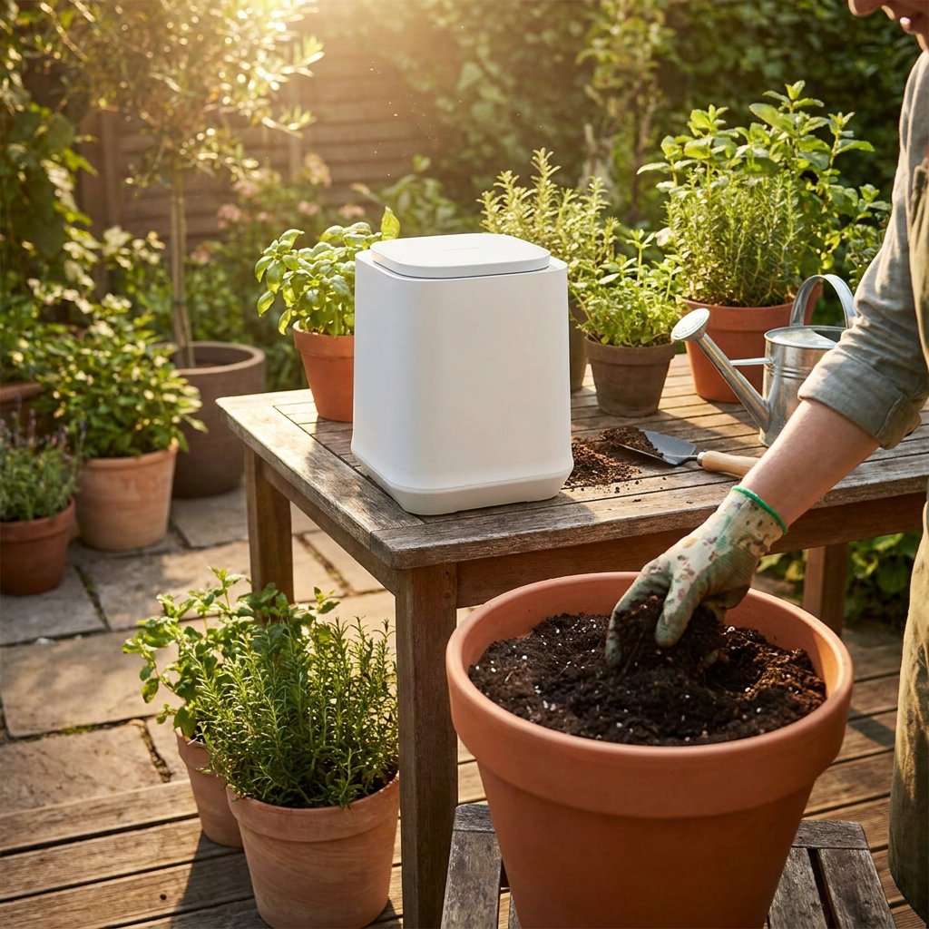 Kitchen Waste Composter Scene