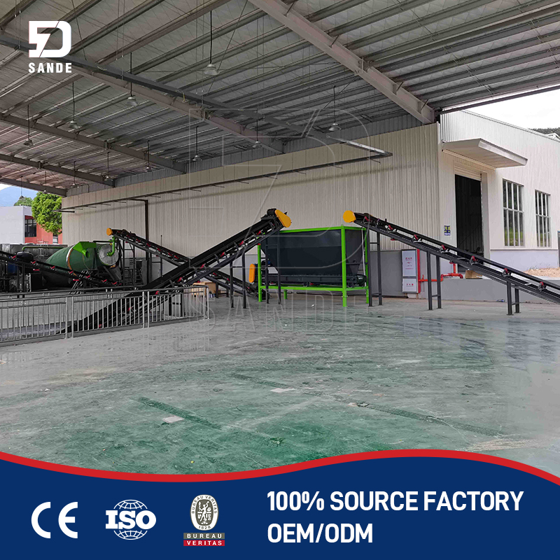 Automated Poultry Farm Waste Recycling System, Goose Manure Composting Organic Fertilizer Production Line