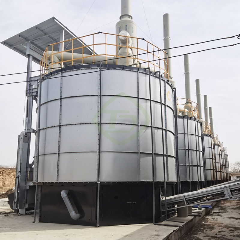 Chicken Manure Aerobic Fermentation Machine Organic Fertilizer Chicken Manure Composting Equipment