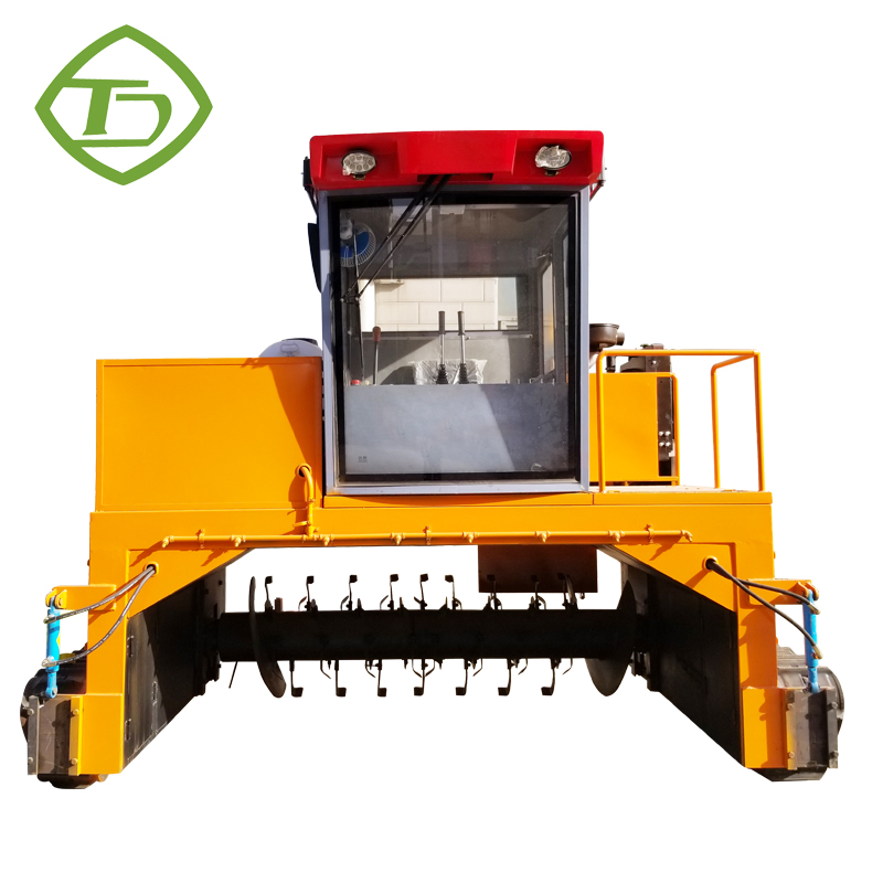 Turning Compost Machine Organic Waste Fermentation Composting Machine for Sale