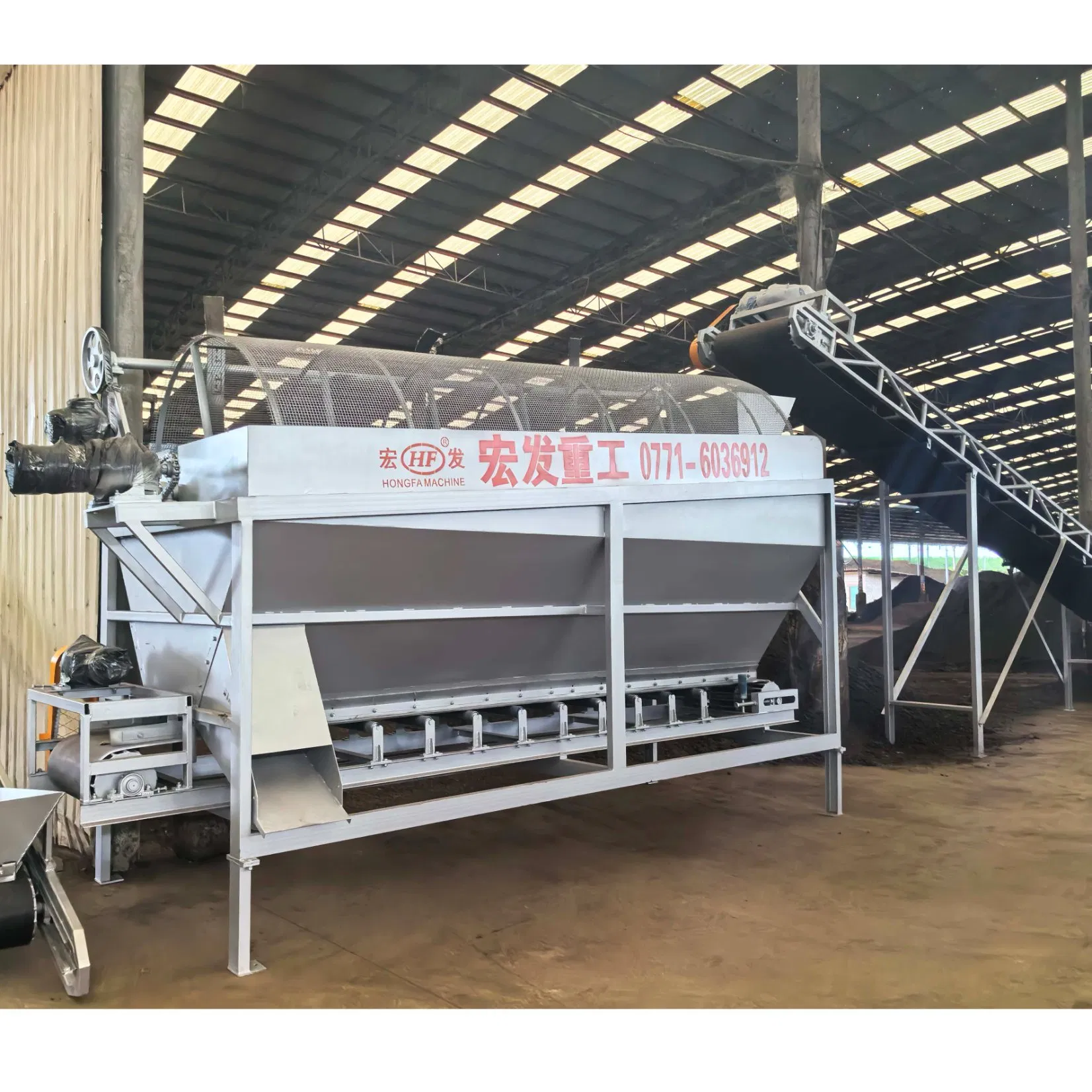 NPK Compound Fertilizer Production Line Agriculture Fertilizer Compost Making Machine Composting Turner Organic Fertilizer Making Machine
