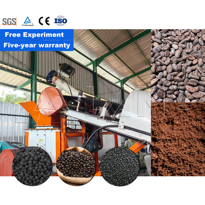 Banana Waste Molasses Residue Composting Process Organic Fertilizer Production Line
