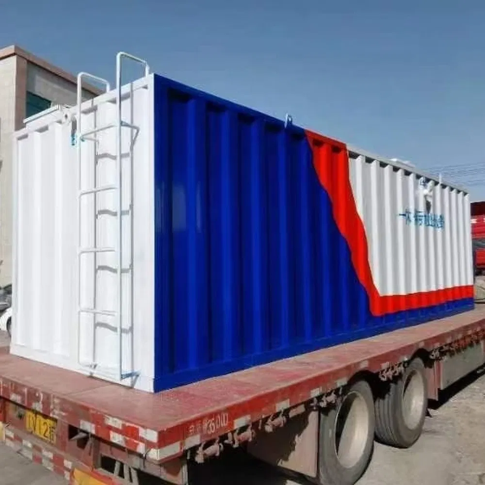 Compact Automated Home Wastewater Sewage Treatment System for Single Family Houses