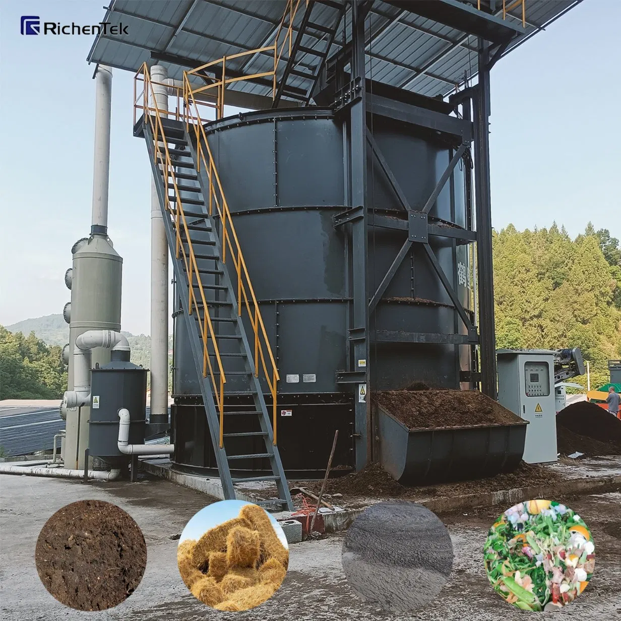 Agricultural Waste Composting Machinery - Handles Rice Straw, Coconut Coir &amp; Soybean Dregs Simultaneously, Hot Sale in Thailand, Philippines